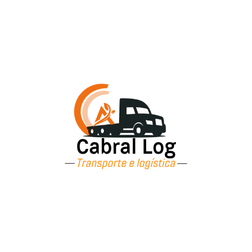 Logotipo simples empresa de transporte e logística preto e laranja.png